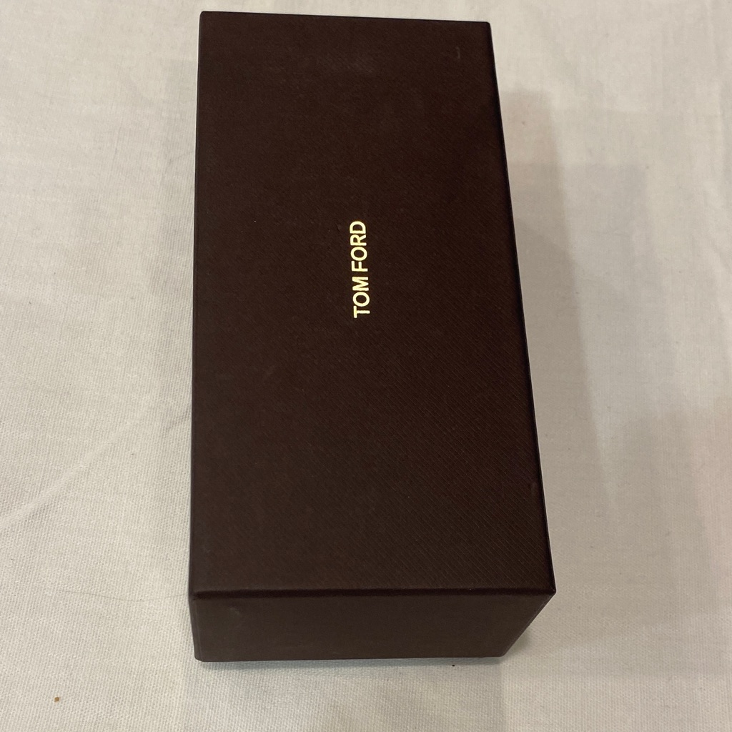 Tom Ford Dark Brown Box With Gold Logo Tom Ford Dark Brown Box With Gold Logo